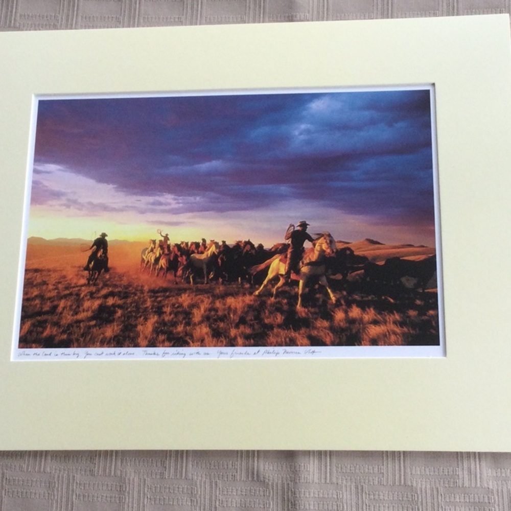 Phillip Morris USA “ Thanks for riding with us.”print 11 X 14..